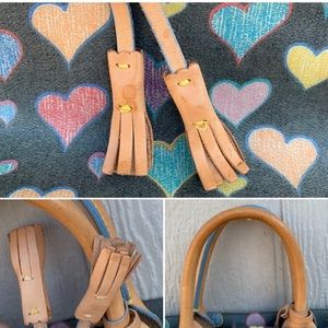 Never used dooney & bourke handbag hearts very very cute